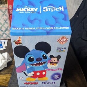 Disney Mickey & Friends Stitch Cosbi Figure - Blue and Red